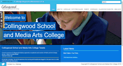 Desktop Screenshot of collingwoodmediacollege.co.uk